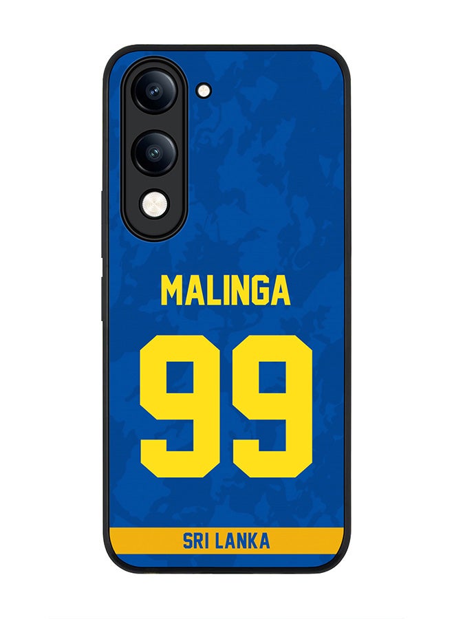 For vivo Y04 / Y29t 5G Case,Slim fit Camera Protection, Shockproof Thin Phone cover  - Sri lanka Lasith Malinga, Jersey No 99